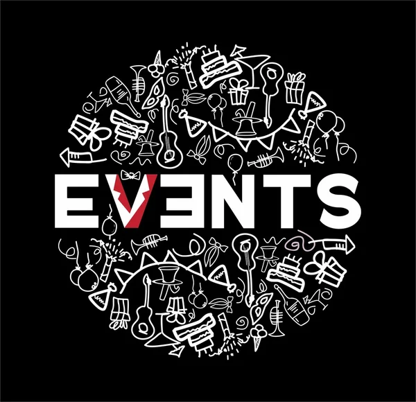 Agencia de eventos — Vector de stock