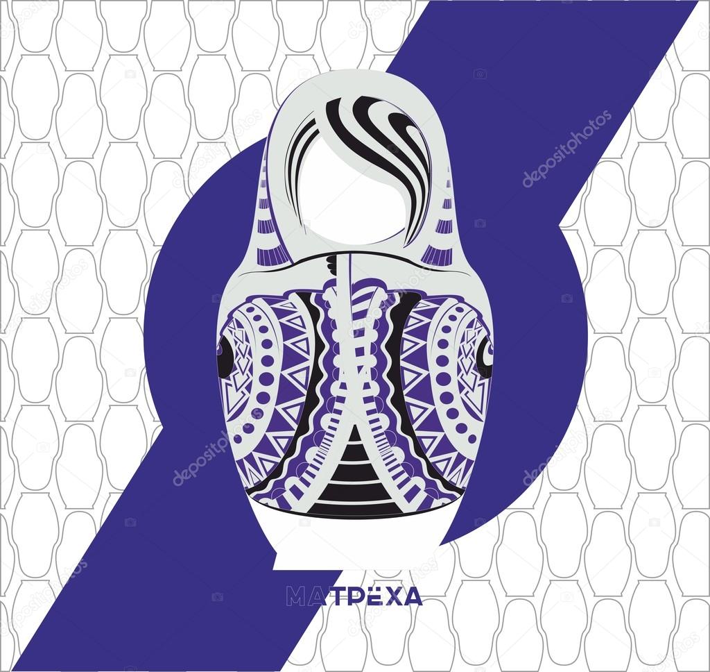 Polynesian Doll, Black, Doll, Drawing, emo, From Russia with Love, illustration, Indians, Jungle, emblem, Matryoshka, Maya, set templates, Maya, Polynesia, Poster, Design, Tattoo, the Soviet Union, Vector, Vector pattern White , yellow, patterns, orn