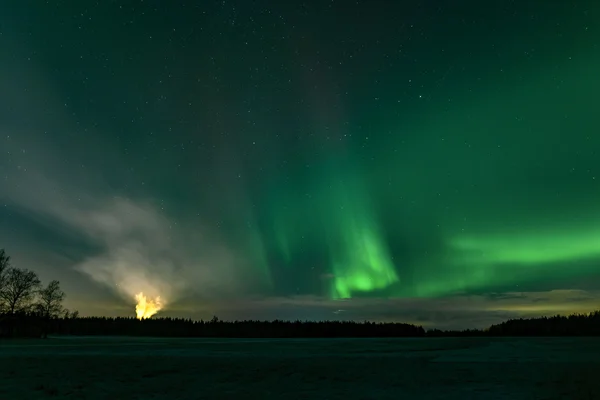 Himmel och helvete lågor — Stockfoto