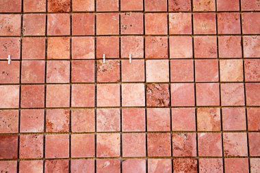 Traverten kare renkli mozaik