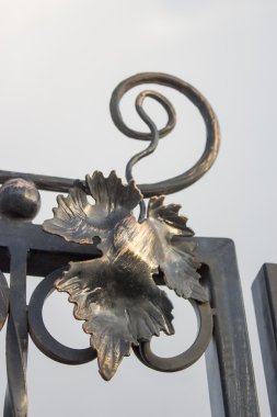 sahte yaprakları ve asma sürgünler