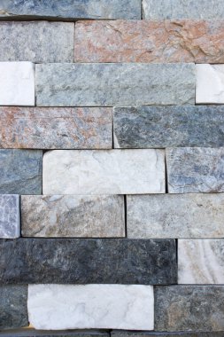 tuğla Traverten mermer karşı karşıya