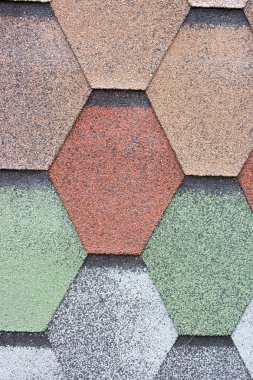 çatı, Zona için malzeme