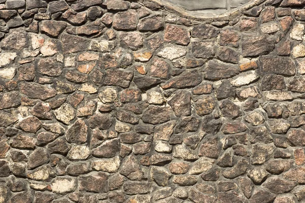 old Gothic stone wall of rubble