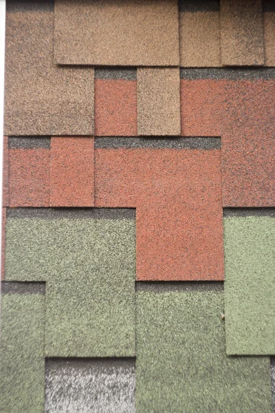 Dach Bitumenschindeln Nahaufnahme Hintergrund Textur — Stockfoto
