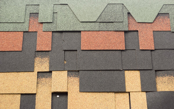 кровельный битум черепицы крупным планом текстуры фона
