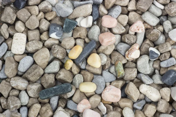 Makadam och grus av marmor och sandsten färgade — Stockfoto