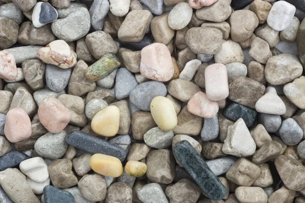 Makadam och grus av marmor och sandsten färgade — Stockfoto