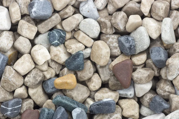 Makadam och grus av marmor och sandsten färgade — Stockfoto