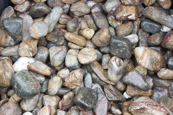 Chippings and gravel of marble and sandstone colored — Stock Photo, Image