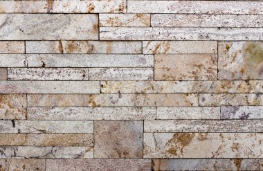 Traverten döşeme, tuğla malzeme rengi inşa