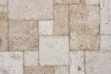 Traverten döşeme, tuğla malzeme rengi inşa