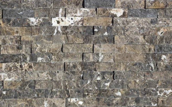 Muro di marmo decorativo da mattoni — Foto Stock