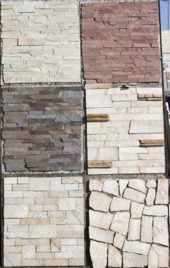 Mermer, granit, Traverten, Kayrak, kumtaşı, yapı malzemesi