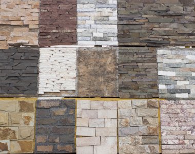 Mermer, granit, Traverten, Kayrak, kumtaşı, yapı malzemesi