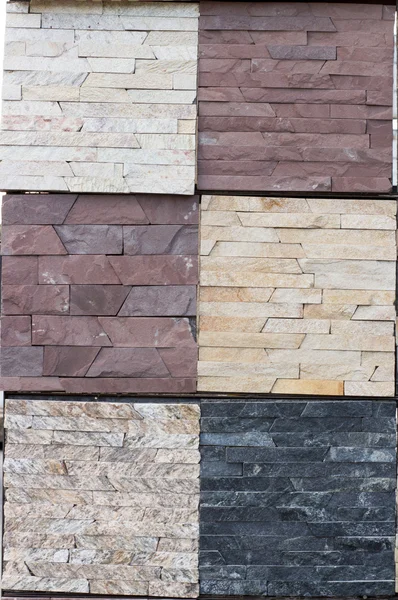 Mármol, granito, travertino, pizarra, arenisca, material de construcción — Foto de Stock