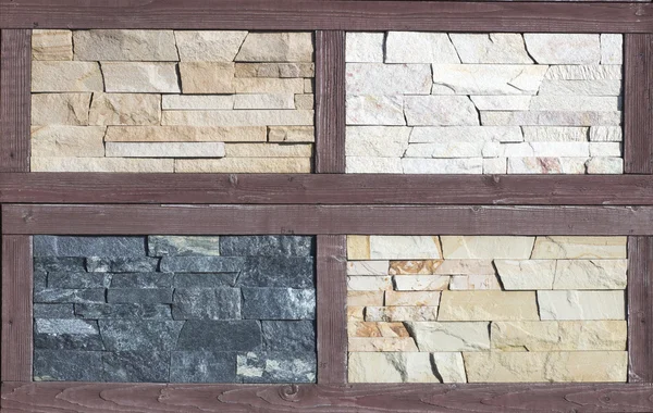 Marbre, granit, travertin, ardoise, grès, matériau de construction — Photo