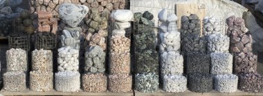 Mermer veya granit fiş üstünde belgili tanımlık sayaç