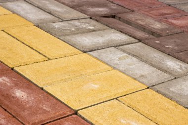 renkli beton parke döşeme doku, yapı malzemesi, 