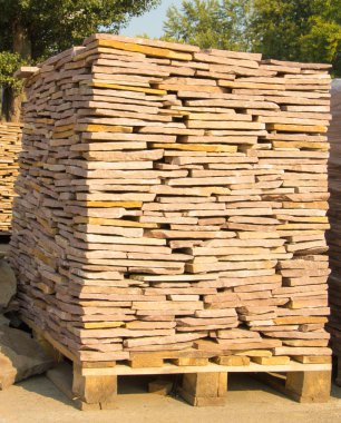 Dekoratif kumtaşı karşılıklı palle