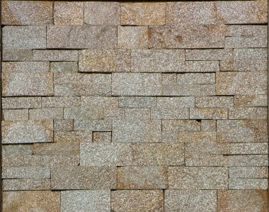 Ston yapılan eski antik duvar