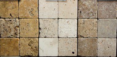 Traverten, Hint taş doku örnekleri