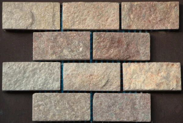 multicolored marble bricks close-up, sample, background