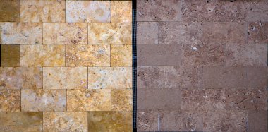 Traverten, Hint taş doku örnekleri