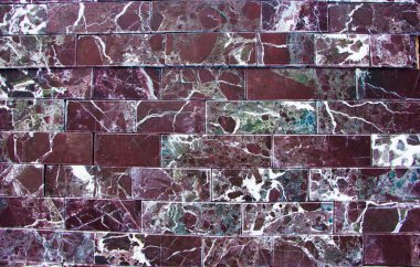 yakın çekim, örnek, arka plan çok renkli mermer tuğla 