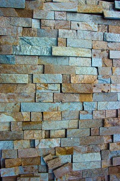 Multicolored marble bricks close-up, sample, background — Stock Photo, Image