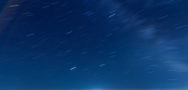 Prachtig Nachtlandschap Melkweg Voor Een Lange Blootstelling — Stockfoto