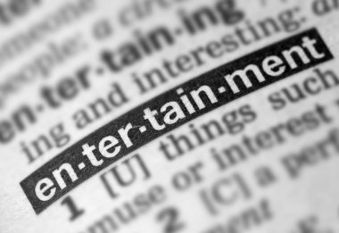 Eğlence tanımı Word metni