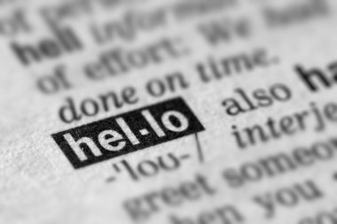 Merhaba tanımı Word metni