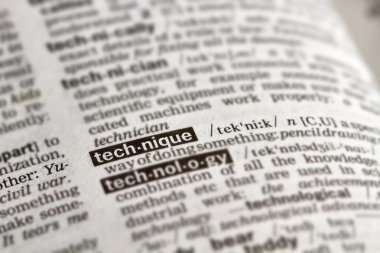 Teknik kelime tanımı metin