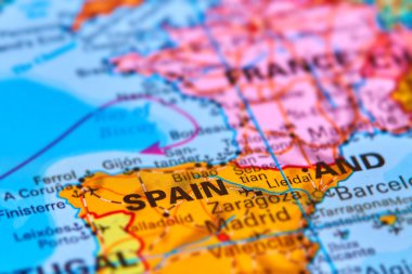 İspanya haritada