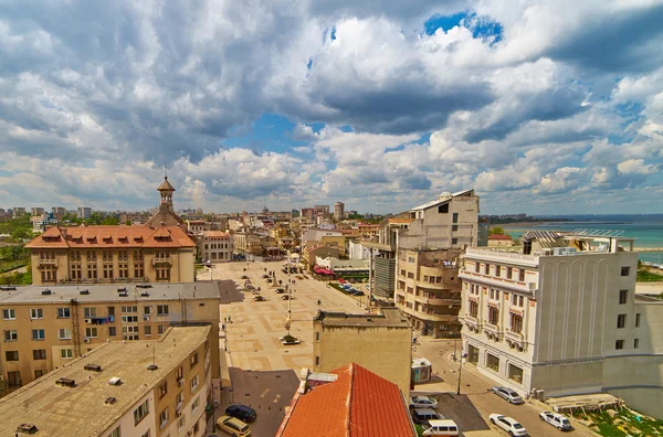 Köstence şehrinin havadan görünümü — Stok fotoğraf