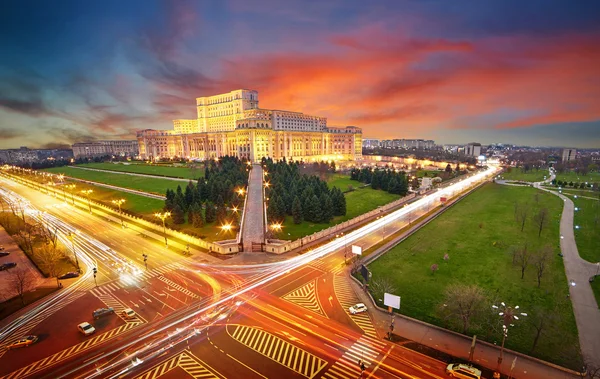 Bucarest Vue Aérienne — Photo