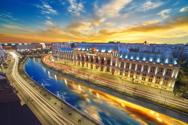 Aerial View of The Palace of Justice in Bucharest, Romania. — Stock Photo, Image