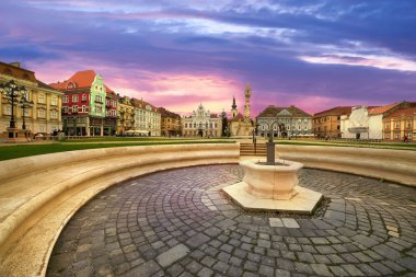 Gün batımında Timisoara