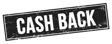 Siyah grungy dikdörtgen damga işareti üzerinde CASH arka metin.