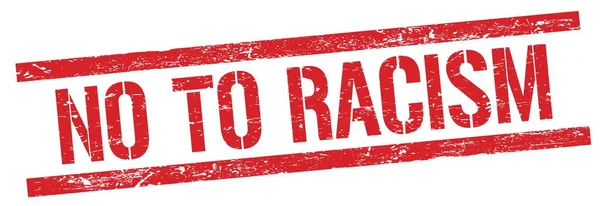 Não Texto Racismo Sinal Grungy Vermelho Selo Retângulo — Fotografia de Stock