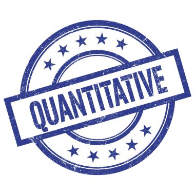 Mavi yuvarlak vintage kauçuk damga üzerine yazılmış niceliksel metin.