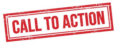 Kırmızı grungy vintage dikdörtgen damgalı Action metnine çağrı.