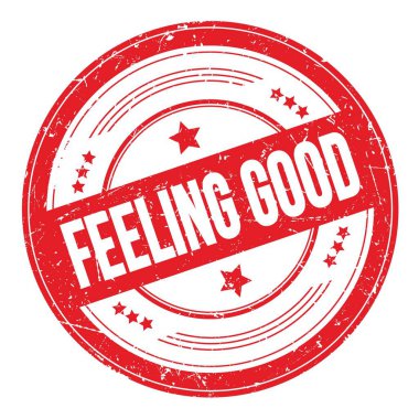 Kırmızı yuvarlak, pasaklı doku damgası üzerine iyi bir yazı..