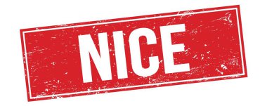 Kırmızı grungy dikdörtgen damga işareti üzerinde güzel metin.