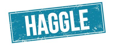 Mavi grungy dikdörtgen damga işareti üzerinde HAGLE metin.