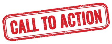 Kırmızı grungy vintage dikdörtgen damgalı Action metnine çağrı.