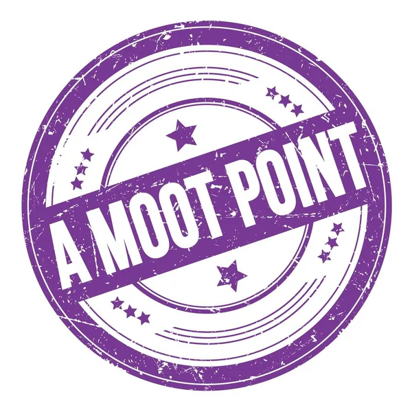 Текст Moot Point Фіолетовій Марці Текстури Індиго Круглої Гранжевої Текстури — стокове фото