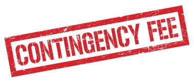 Devamlılık Ücreti Kırmızı Pis Dikdörtgen Mühür İşareti.