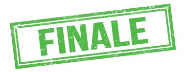 Yeşil grungy vintage dikdörtgen damgalı finali metin.